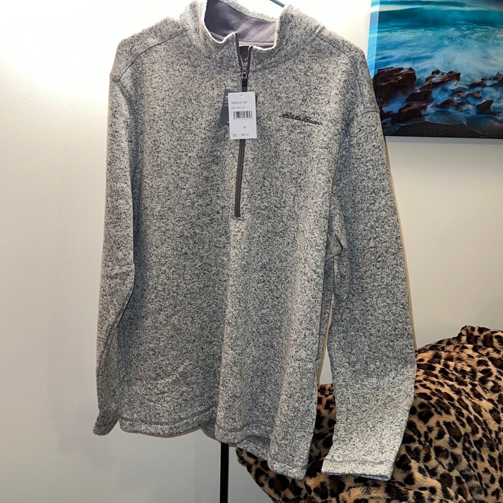 Mens Eddie Bauer fleece quarter zip